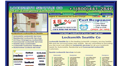Desktop Screenshot of locksmithseattleco.com